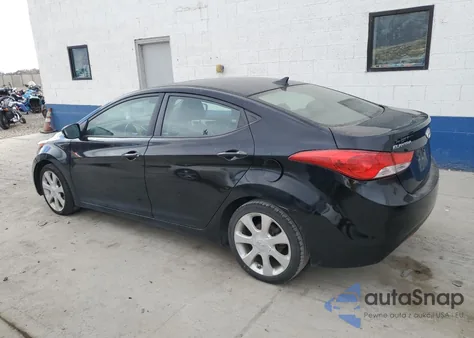 2012 Hyundai Elantra Gls из США, поврежденный, VIN KMHDH4AE0CU272312